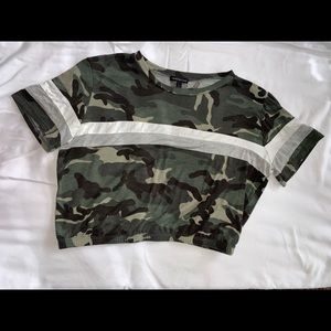 Camouflage Crop Top